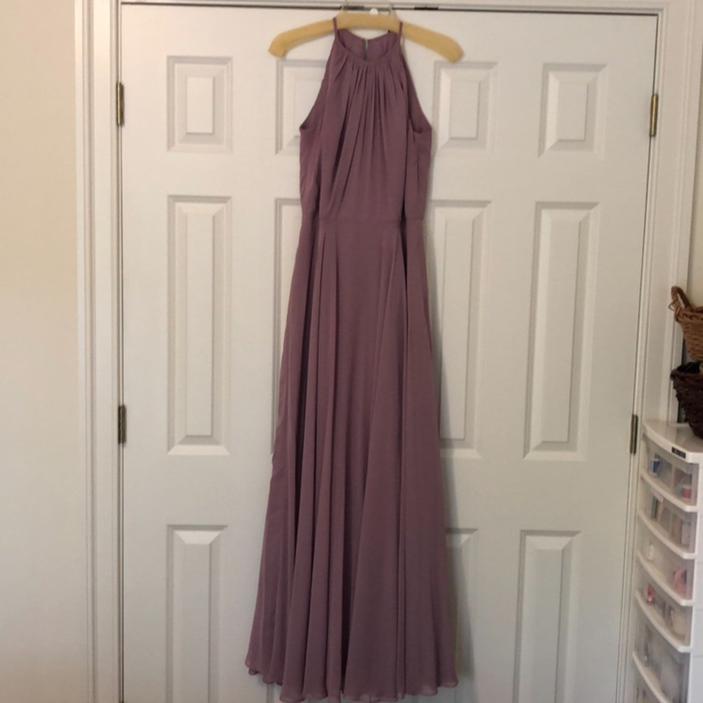 After Six Bridesmaid Dress- dusty rose